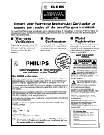 Preview for 2 page of Philips CDI220/65 Operating Instructions Manual