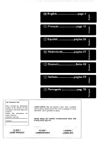 Preview for 3 page of Philips CDI220 User Manual