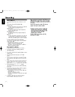 Preview for 18 page of Philips CDR-600 User Manual