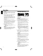 Preview for 20 page of Philips CDR-600 User Manual