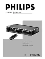 Philips CDR 760 Instructions For Use Manual preview