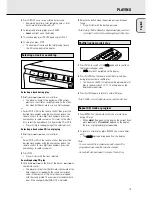 Preview for 21 page of Philips CDR 765 Instructions For Use Manual