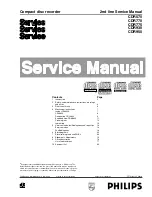 Preview for 1 page of Philips CDR-775 Service Manual