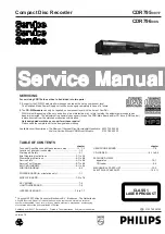 Preview for 1 page of Philips CDR-795 Service Manual