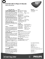 Preview for 2 page of Philips CDR-795 Specifications