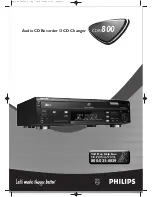 Preview for 1 page of Philips CDR 800/17 Owner'S Manual