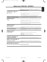 Preview for 4 page of Philips CDR 800/17 Owner'S Manual