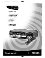 Preview for 1 page of Philips CDR570 Instructions For Use Manual