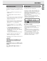 Preview for 15 page of Philips CDR570 Instructions For Use Manual