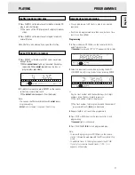 Preview for 21 page of Philips CDR570 Instructions For Use Manual