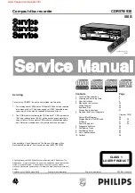 Philips CDR570 Service Manual preview