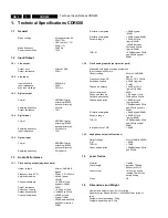 Предварительный просмотр 2 страницы Philips CDR600/00/17 Service Manual