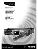 Preview for 1 page of Philips CDR770 Instructions For Use Manual