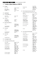 Preview for 2 page of Philips CDR779 Service Manual