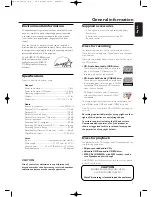 Preview for 7 page of Philips CDR820 User Manual