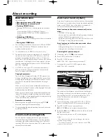 Preview for 20 page of Philips CDR820 User Manual