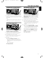 Preview for 21 page of Philips CDR820 User Manual