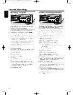 Preview for 22 page of Philips CDR820 User Manual