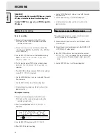 Preview for 20 page of Philips CDR950 Instructions For Use Manual