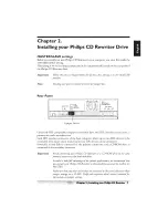 Preview for 9 page of Philips CDRW400 Series Owner'S Manual