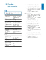 Предварительный просмотр 20 страницы Philips CE130 User Manual