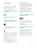 Preview for 25 page of Philips CE132G User Manual