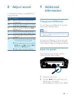 Предварительный просмотр 17 страницы Philips ce133 User Manual