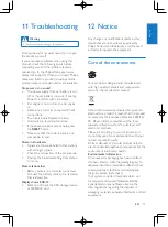 Preview for 20 page of Philips CE133G User Manual