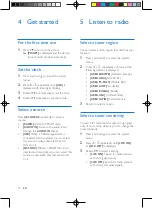 Preview for 11 page of Philips CE135BT/10 User Manual