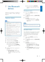 Preview for 14 page of Philips CE135BT/10 User Manual