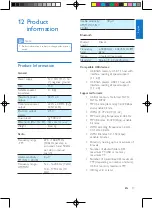 Preview for 18 page of Philips CE135BT/10 User Manual