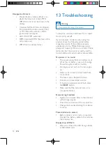 Preview for 19 page of Philips CE135BT/10 User Manual