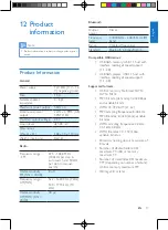 Предварительный просмотр 19 страницы Philips CE135BT User Manual