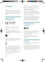 Предварительный просмотр 84 страницы Philips CE135BT User Manual