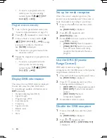 Preview for 17 page of Philips CE139DR User Manual