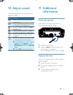 Preview for 22 page of Philips CE139DR User Manual