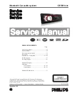 Philips CE150 Service Manual preview