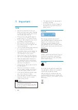 Preview for 3 page of Philips CE151 User Manual