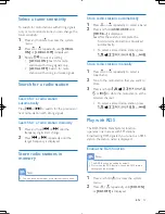 Preview for 14 page of Philips CE153DR User Manual