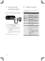 Предварительный просмотр 18 страницы Philips CE233 User Manual