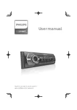 Предварительный просмотр 1 страницы Philips CE235BT User Manual