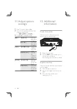 Предварительный просмотр 22 страницы Philips CE235BT User Manual