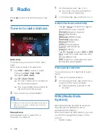 Предварительный просмотр 12 страницы Philips CE600BT User Manual