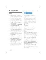 Preview for 3 page of Philips CED1700/51 User Manual