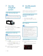 Предварительный просмотр 22 страницы Philips CED1800BT User Manual