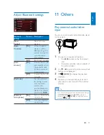 Предварительный просмотр 31 страницы Philips CED1800BT User Manual