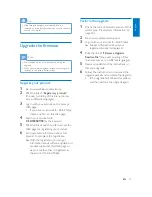 Предварительный просмотр 33 страницы Philips CED1800BT User Manual