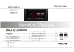Philips CED1900/51 Service Manual preview