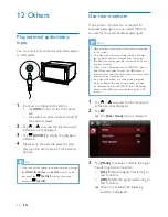 Preview for 38 page of Philips CED1900BT User Manual