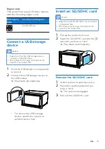 Предварительный просмотр 16 страницы Philips CED1910BT User Manual